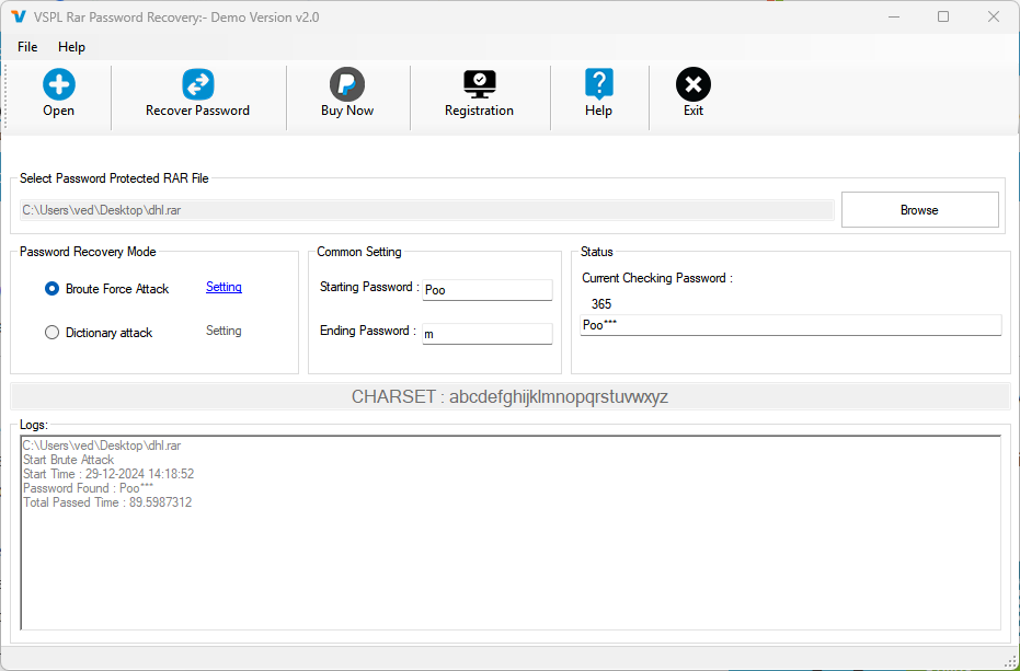 Recover Password From RAR File